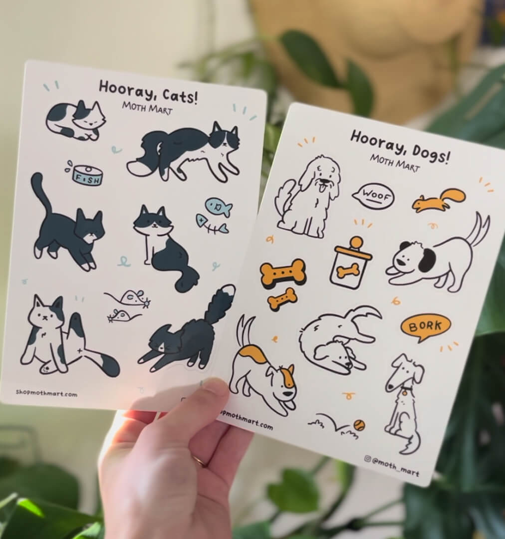 Hooray, Dogs! Sticker Sheet