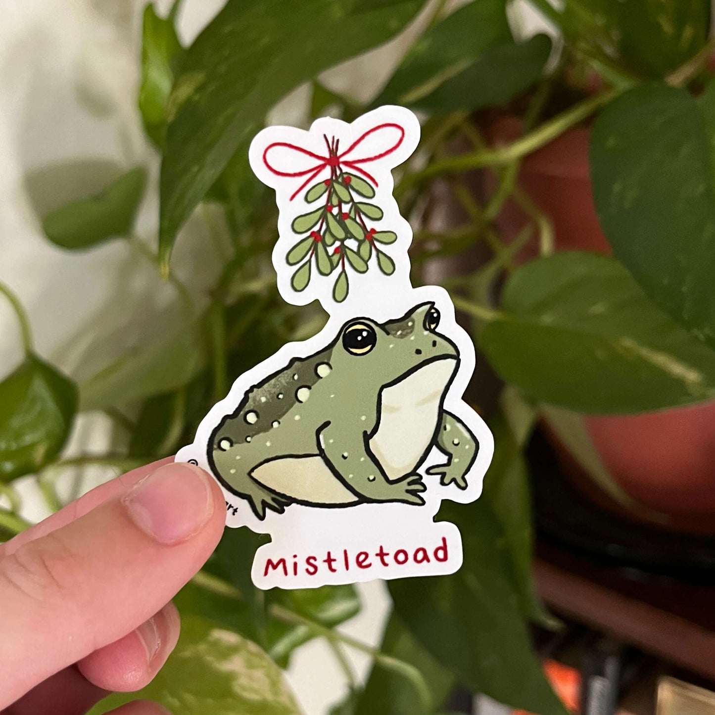 Mistletoad Sticker