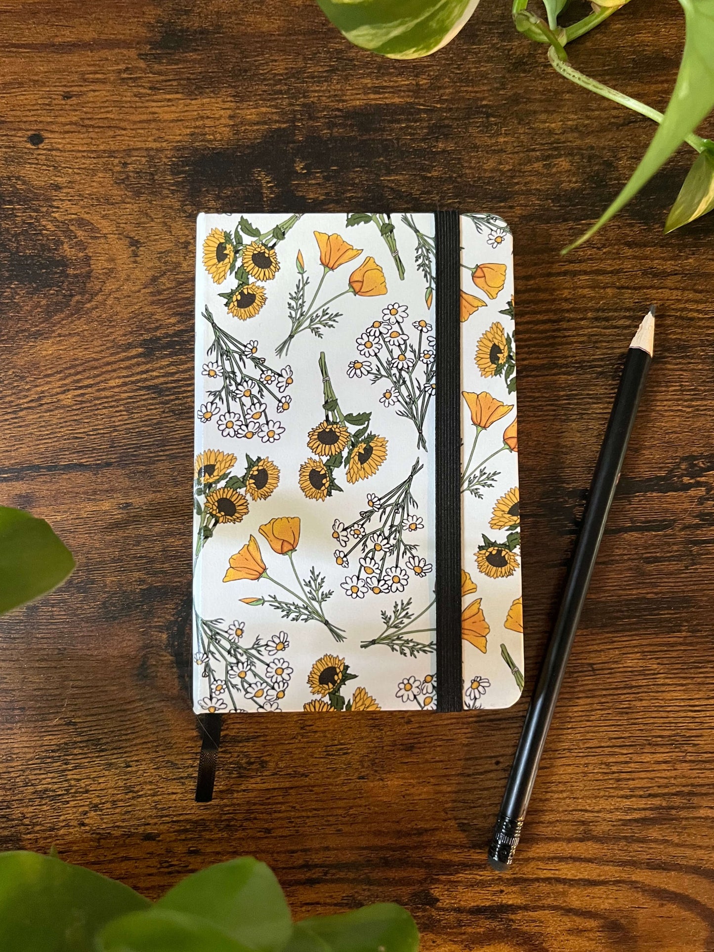 Flower Notebook - Dotted Pages