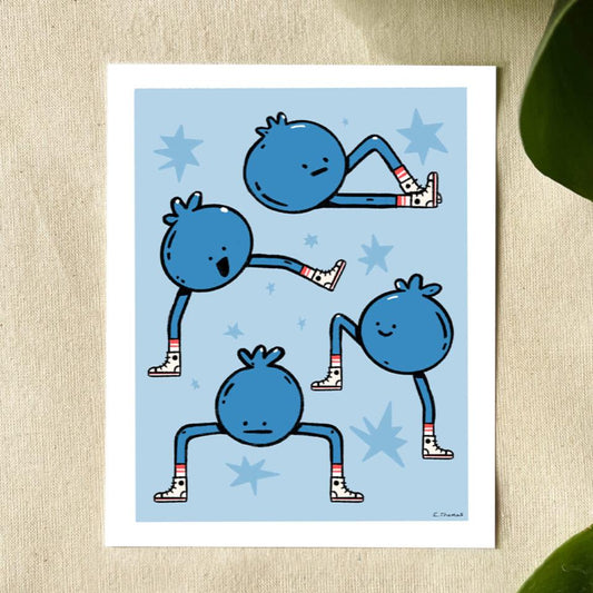 Blueberries Print