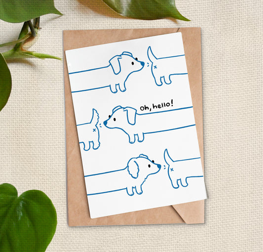 Oh, Hello! Greeting Card