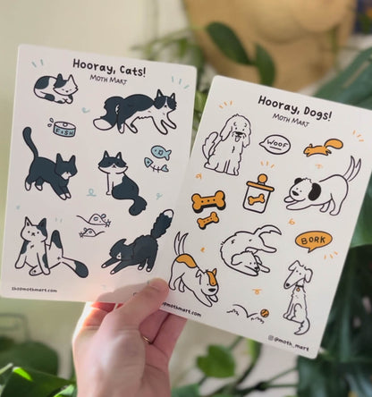 Hooray, Dogs! Sticker Sheet