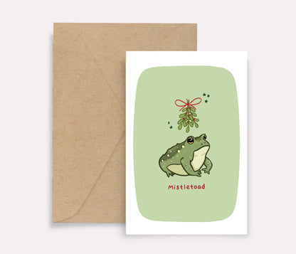 Mistletoad Holiday Greeting Card